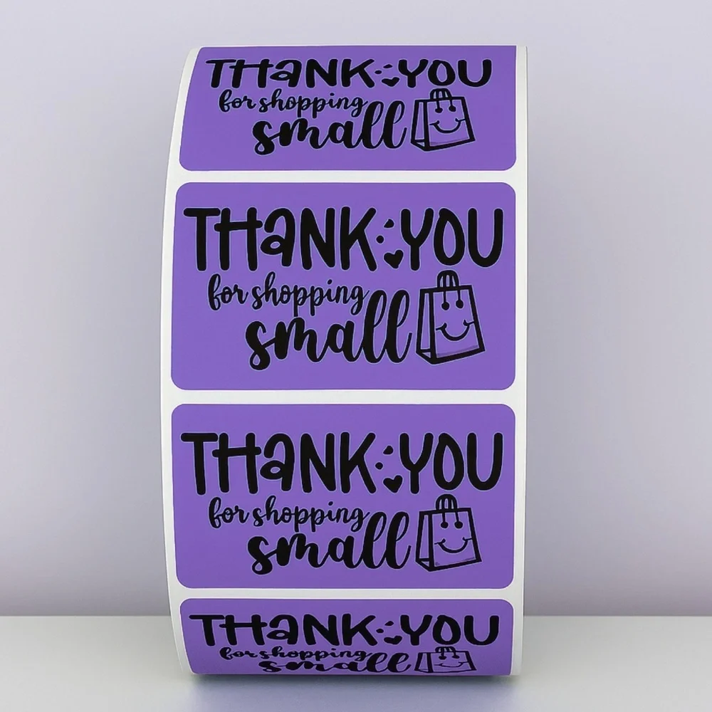 Thank You for Shopping Small Stickers Packaging Labels for Small Business Order